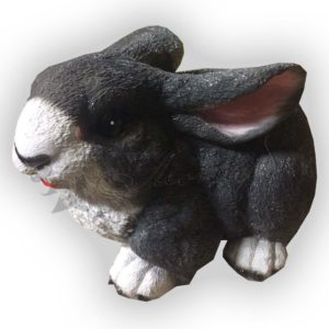 Форма силиконовая для изготовления зоо кашпо кролик