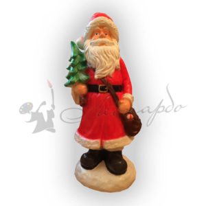 Форма для производства новогодней фигуры Дед мороз сумкой и елкой
