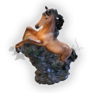 Форма силиконовая конь на камне