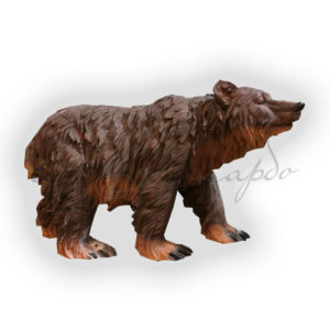 Форма силиконовая для садовой фигуры медведь
