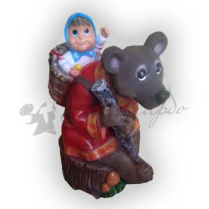 Форма силиконовая по мотивам русских сказок Маша и медведь