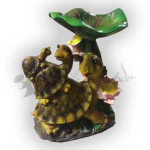 Форма силиконовая для изготовления декоративной фигуры три черепахи
