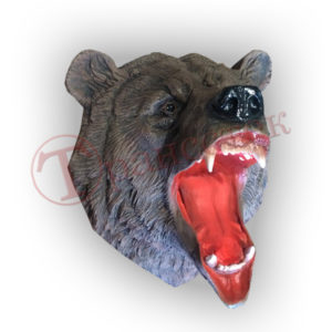 Форма для изготовления подвесной фигуры голова медведя