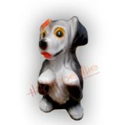 Фигура декоративная собачка с бантом
