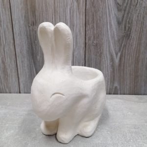 Форма силиконовая кашпо в виде кролика