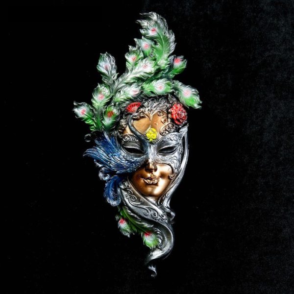 Форма силиконовая венецианская маска Павлин