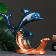 Форма силиконовая подставка для бутылок дельфины