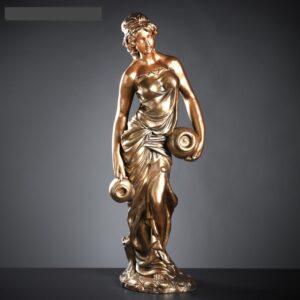 Форма силиконовая для литья античной статуи Дама с двумя кувшинами