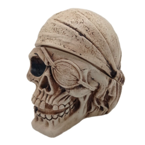Форма силиконовая для изготовления пепельницы в виде черепа пирата