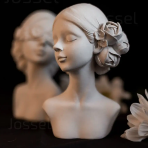 Форма силиконовая для изготовления статуэтки Девушка гордость