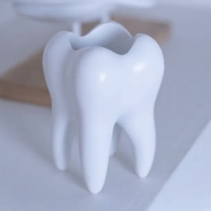 Форма силиконовая для изготовления кашпо-органайзер Зуб