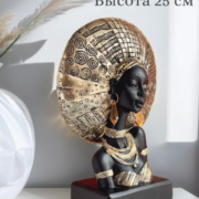 Форма силиконовая для отливки статуэтки Стильная африканка