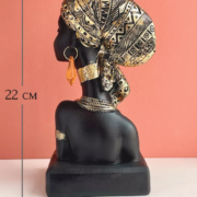 Форма силиконовая для отливки статуэтки Бюст африканка в стиле