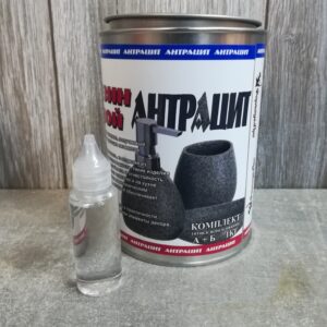 Полирезин Антрацит - готовый состав для литья