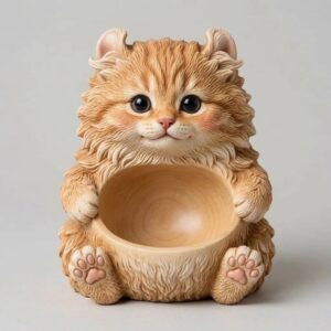 Молд для изготовления конфетницы котик
